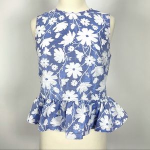 English Factory blouse tank top floral